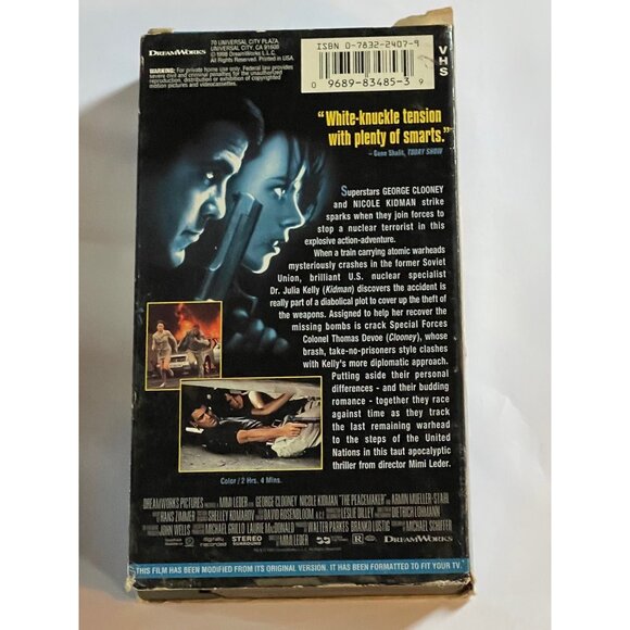 the Peacemaker VHS tape thriller dream works English 2 hour 4 minutes READ - Picture 6 of 7